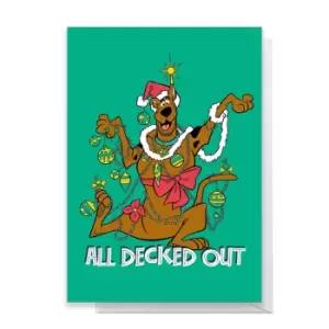 Image of Scooby Doo All Decked Out Greetings Card - Standard Card