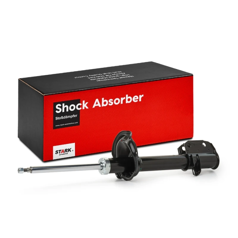 Image of STARK SKSA-0130096 Shock absorber Rear Axle Right, Gas Pressure, Twin-Tube, Spring-bearing Damper, Top pin Shock Absorber (854)