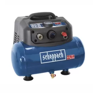 Image of Scheppach HC06 1200 W 6 L Portable Air Compressor inc. 6 Pce Air Tool Kit 230 V