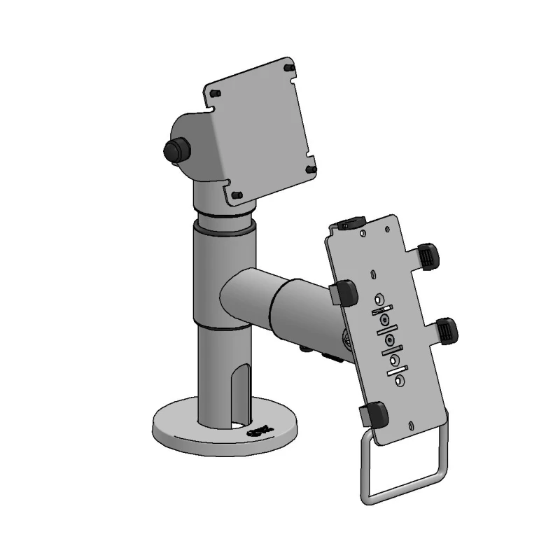 Image of Ergonomic Solutions Pole VES 75 Screen C&P on rm