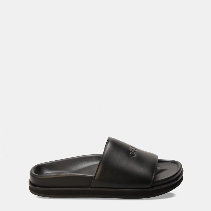 Image of Off White Kids Cloud Slider Slippers Black female 5 (38)