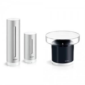 image of Netatmo NBU-NWS-NRG-EU digital weather station Black Silver Transparent WiFi AC/Battery