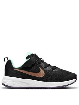 Image of Nike Revolution 6 - Black/Red, Size 1