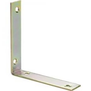 Image of TOOLCRAFT Chair angle 80 mm Steel yellow galvanised
