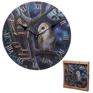 Image of Owl & Fairy Tales Lisa Parker Wall Clock