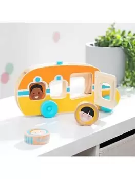 image of Melissa & Doug Go Tots Roll & Ride Bus