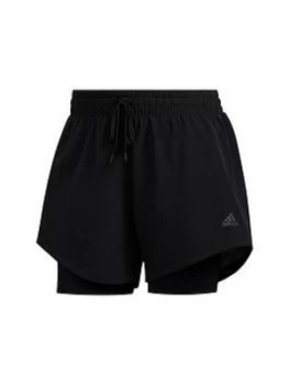 image of Adidas 2-In-1 Woven Short - Black