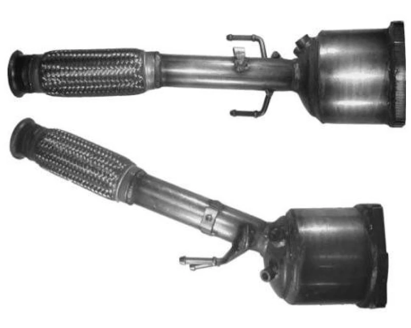 Image of VEGAZ CK-823 Catalytic Converter with mounting parts, Front, with fastening/mounting material Catalyst Converter (429)