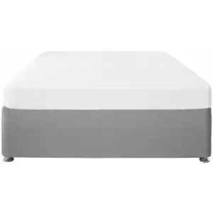 image of Serene Plain Dye Collection Easy Care Extra Deep Fitted Sheet, White, Single