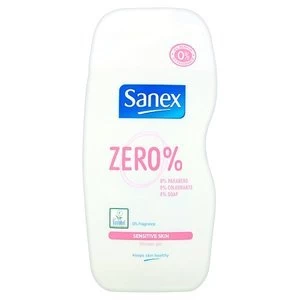 image of Sanex Zero Sensitive Skin Shower Gel 500ml