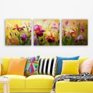 Image of PCCK1685 Multicolor Decorative Canvas Painting (3 Pieces)