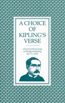 Image of A Choice of Kiplings Verse by Rudyard Kipling Paperback