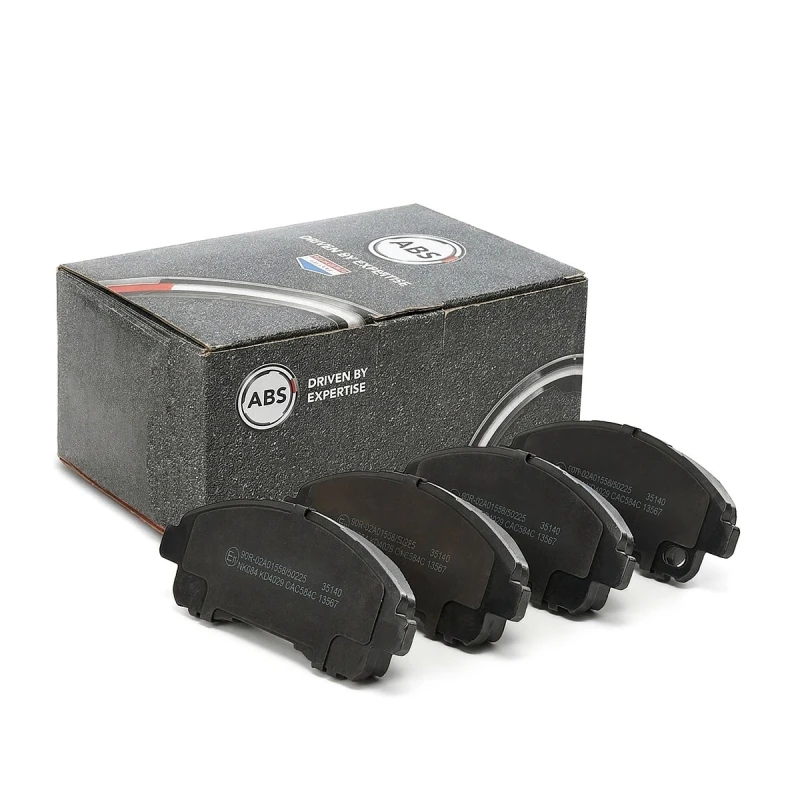 Image of A.B.S. 35140 Brake pad set Rear Axle, without integrated wear sensor Brake Pad Set,disc brake (402)