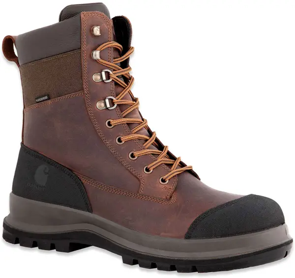 Image of Carhartt Detroit Rugged Flex S3 Mid Boots, brown, Size 39