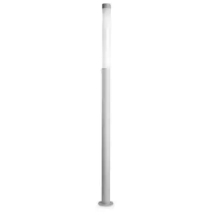 Image of Lyon Outdoor Bollard Grey 1x 2G11 181cm