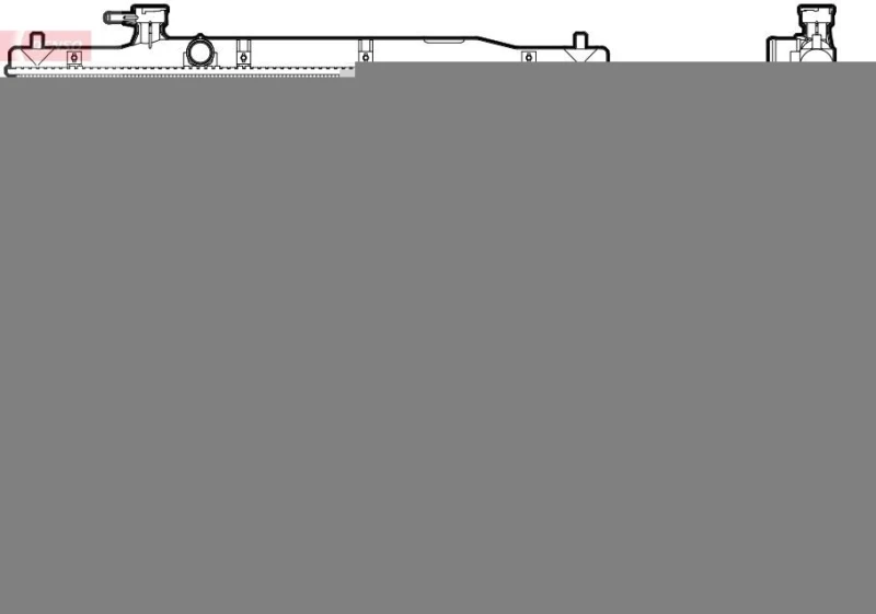Image of DENSO Engine radiator DENSO DRM40050