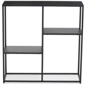 image of Premier Housewares Acero Metal Multi Shelf Unit, black