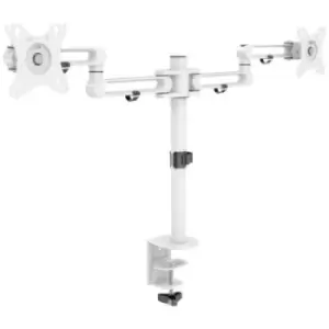 image of DELTACO GAMING WA90 2x Monitor desk mount 43,2cm (17) - 81,3cm (32) Rotatable, Tiltable, Swivelling