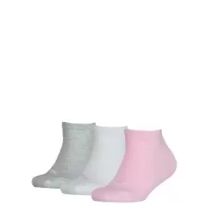 image of Puma 3 Pack of Invisible Socks - Pink