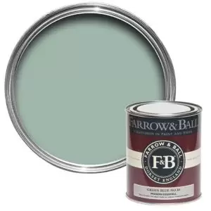 Image of Farrow & Ball Modern Green Blue No. 84 Eggshell Paint, 750Ml