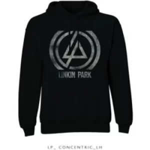 image of Linkin Park Concentric Pullover Hoodie Black: X Large