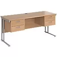 image of Dams International Desk MC616P22SB 1,600 x 600 x 725 mm