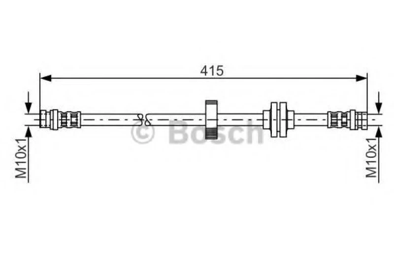 Image of Bosch 1 987 476 999 Brake Hose Brake Hose (83)