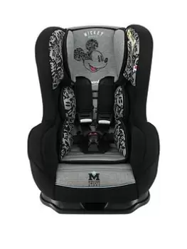 image of Disney Mickey Mouse Cosmo Luxe Group 0-1 Car Seat - Grey Denim