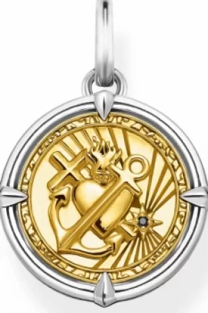 image of Thomas Sabo Jewellery Faith Love Hope Coin Pendant PE870-849-7