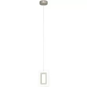 image of Netlighting Enaluri LED Integrated Pendant Ceiling Light Satin Nickel