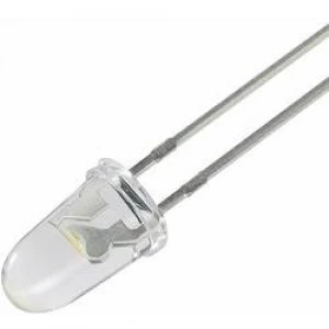 Image of LED wired Golden white Circular 3mm 12000 mcd