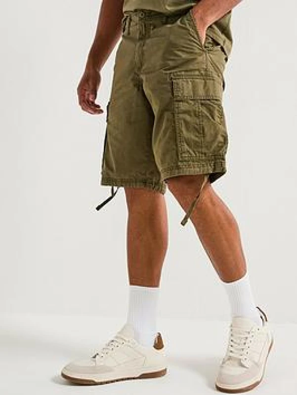 Image of jack & jones Cole Frank Cargo Shorts Olive Night XL