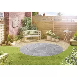 image of Stylish Stone Chantry Circle Kit 2.4m Graphite