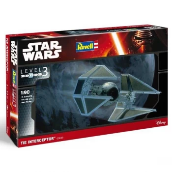 image of TIE Interceptor 1:90 Revell Model Kit