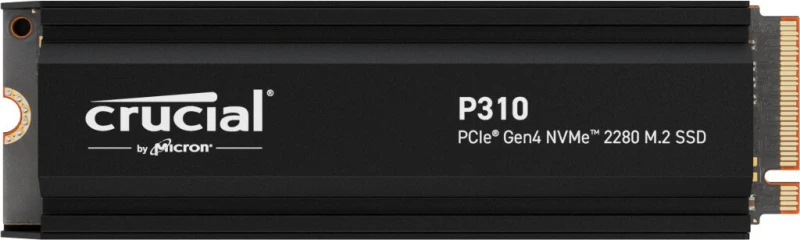 Image of Crucial Technology Crucial P310 1TB M.2 Internal SSD with Heatsink, PS5 Ready CT1000P310SSD5