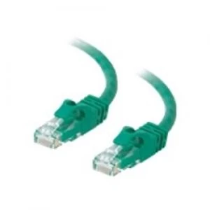 image of C2G .5m Cat6 550 MHz Snagless Patch Cable - Green