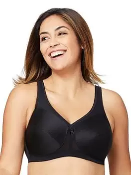 Glamorise Magiclift Non Wire Active Sports Bra - Black, Size 50C, Women