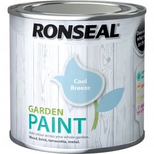 Image of Ronseal General Purpose Garden Paint Cool Breeze 250ml