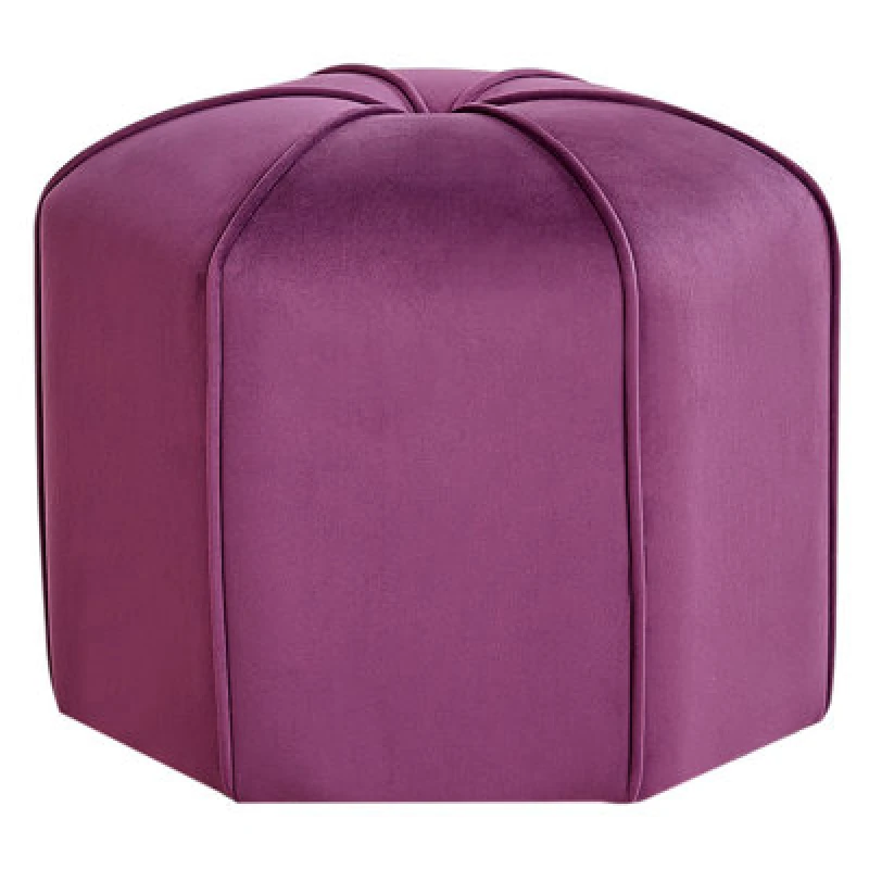 Image of Beliani Pouffe Wishek Velvet Purple
