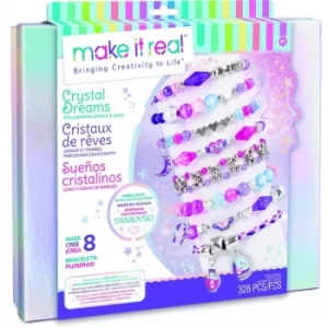 image of Make It Real Crystal Dreams Magical Jewellery Activity Set