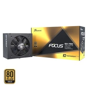 image of Seasonic Focus GX-750 750W 80+ Gold Modular Power Supply UK Plug