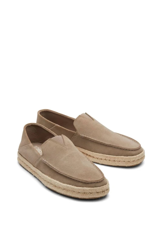 Image of TOMS Mens Alonso Loafer Rope in Light Tan Size: 12 Light Tan Male 12