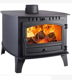 image of Hunter Herald 14 Double Sided Double Depth Wood Burning Stove