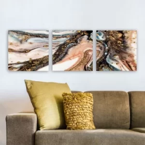 Image of PRC12431217520 Multicolor Decorative Canvas Painting (3 Pieces)