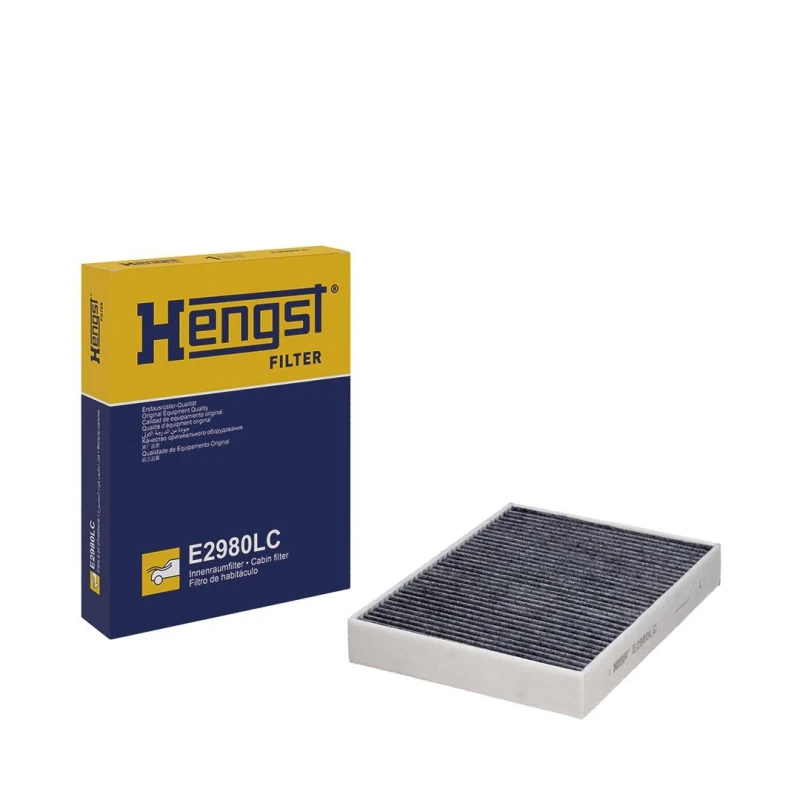 Image of HENGST FILTER E2980LC Pollen filter Activated Carbon Filter Filter,interior air (424)