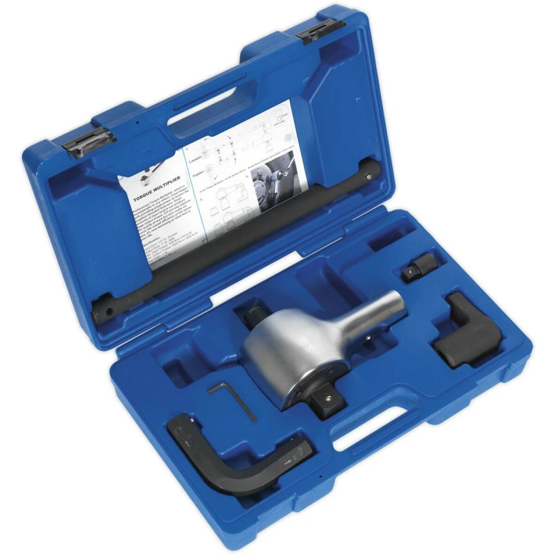 Image of Loops 7 Piece Torque Multiplier Wrench Set - 1/2" to 1" Sq Drive - Reaction Bars Multi