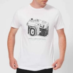 Image of With A Camera In My Hand, I Know No Fear T-Shirt - White - 5XL