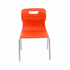 image of TC Office Titan 4 Leg Chair Size 3, Orange