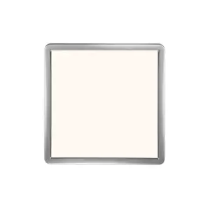 Image of Oja Square 29cm LED Dimmable Panel Chrome, 3000/4000K