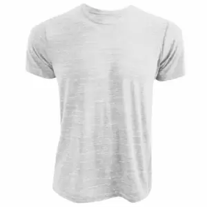 Canvas Unisex Poly-Cotton Short Sleeve T-Shirt (2XL) (White Marble)